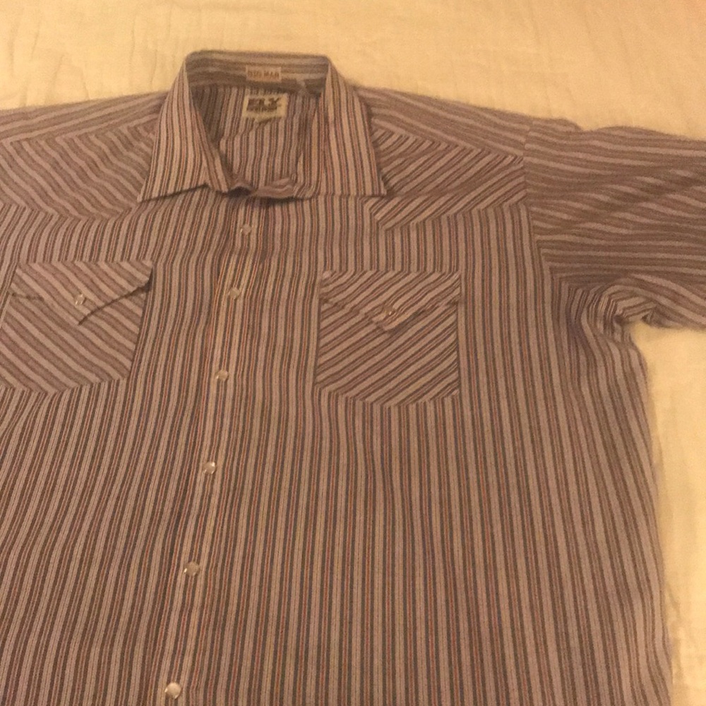 Men’s western pearl snap shirt